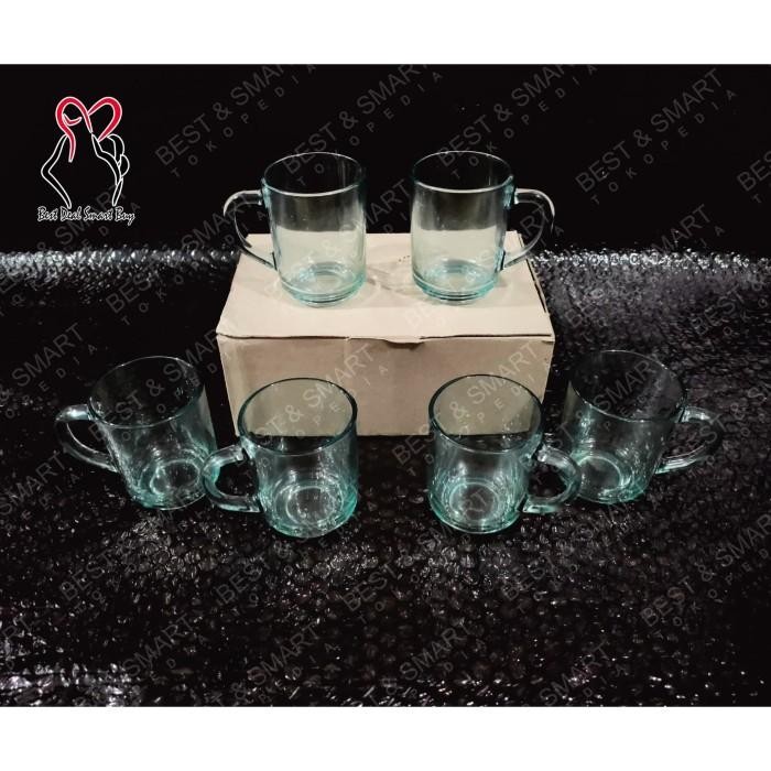 [Expert] Gelas kopi / teh gagang 250ml BBC 255 / Gelas Kopi Kaca Beling