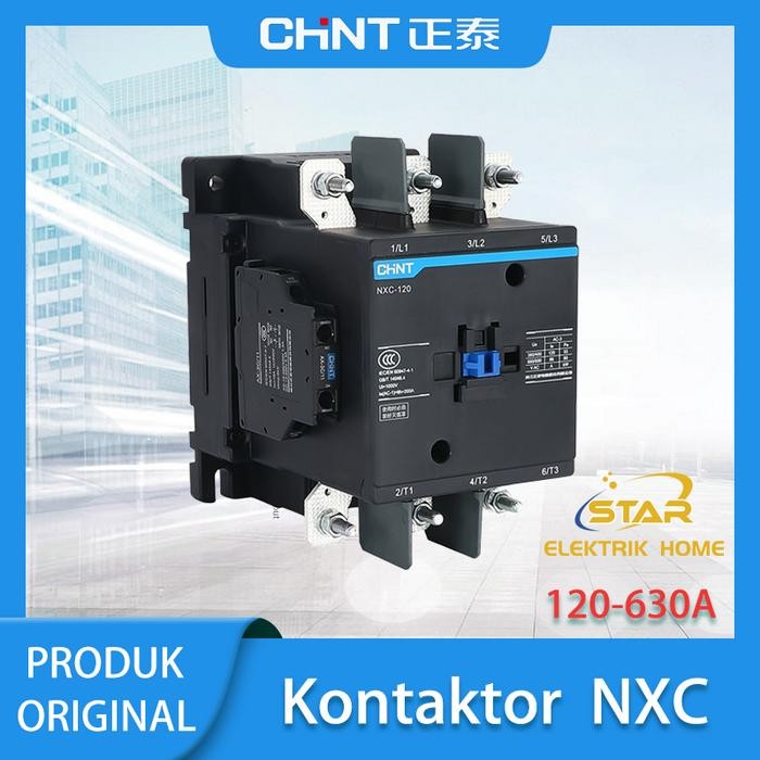 Kontaktor Chint NXC 120A 160 185 225 265 330 400 500 630 AC220 380V