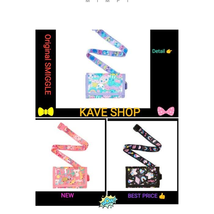 Smiggle Wallet Lanyard - Ori Smiggle - New - Best Price