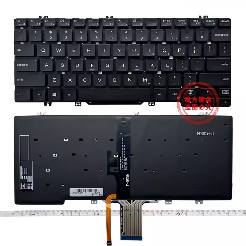 New US Keyboard for DELL Latitude 3300 5200 5300 7200 3301 7290 5310 7301 Laptop English Keyboard