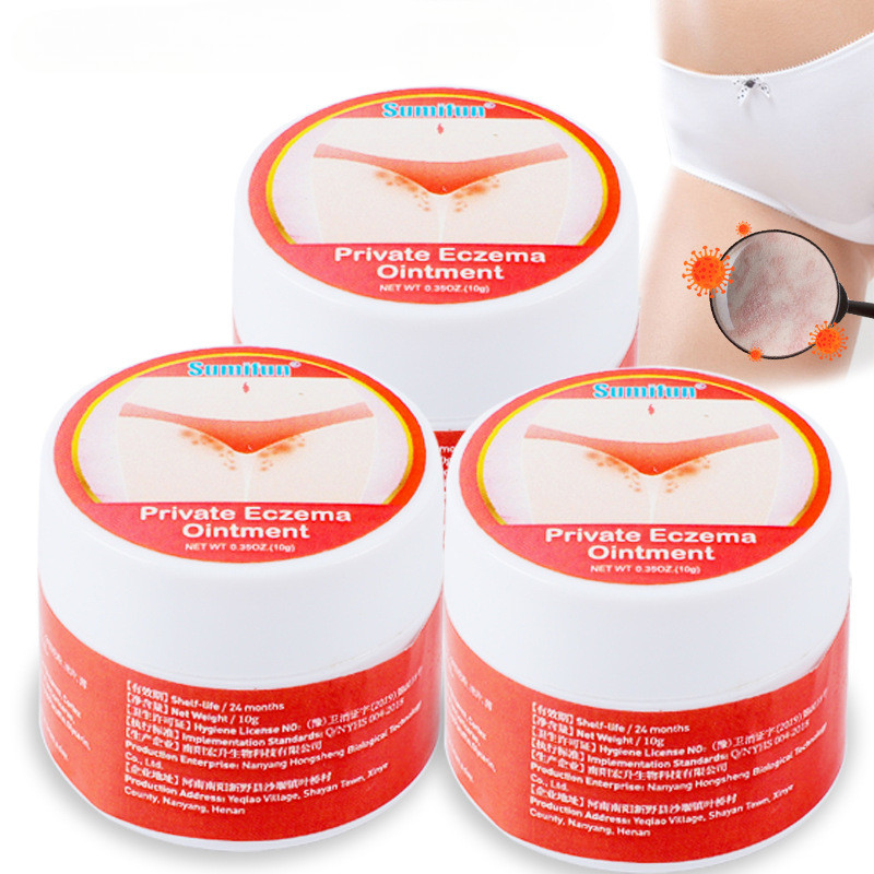 Private Antibacterial Cream Skin Allergies Perspiration Spot External Application Ointment Repair It