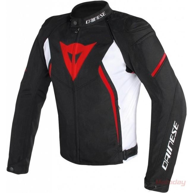 Jaket Motor Dainese Avro D2 Black/White/Red Jacket Touring