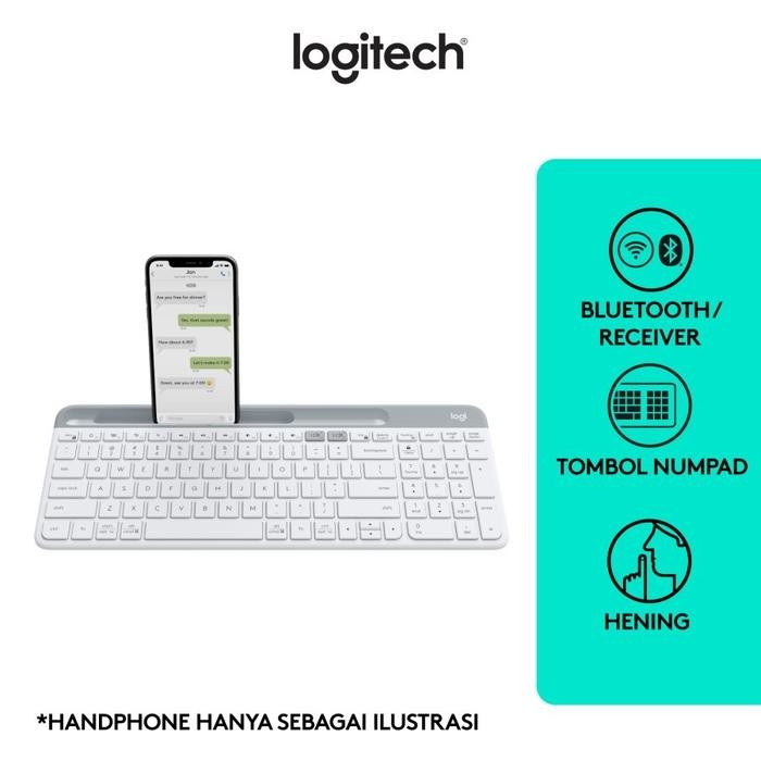 LOGITECH K580 MULTIDEVICE WIRELESS BLUETOOTH KEYBOARD SLIM