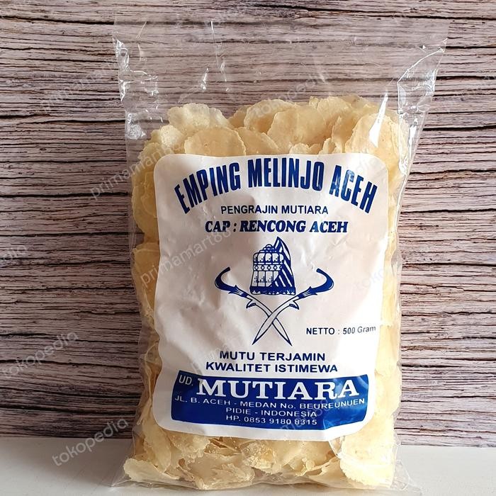 

Emping Melinjo Aceh Cap Rencong 500Gr