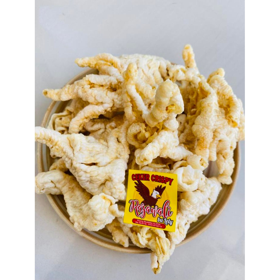 

250gr RAMBAK CAKAR AYAM TANPA TEPUNG TANPA TULANG PREMIUM BESAR / KERIPIK CEKER RAJAWALI BU LELY /