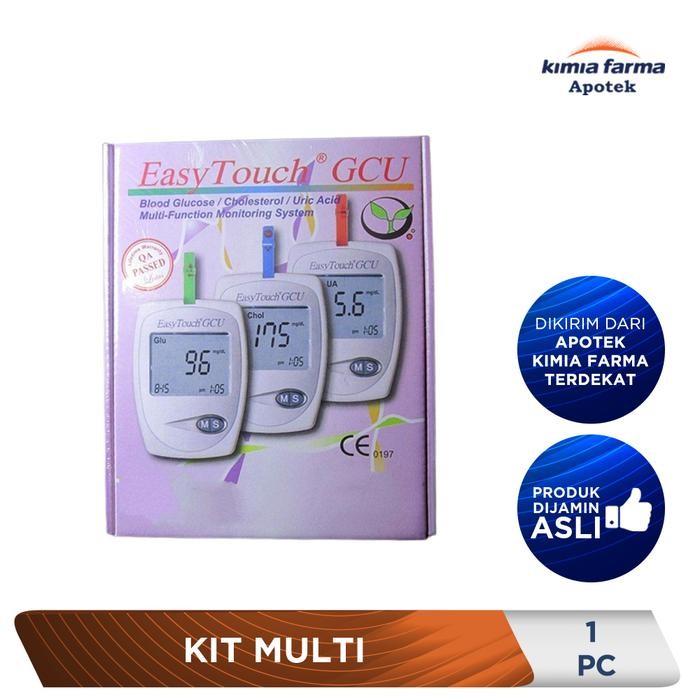 Easy Touch Gcu 3 In 1 / Alat Cek Gula Darah, Kolesterol Dan Asam Urat / Kimia Farma