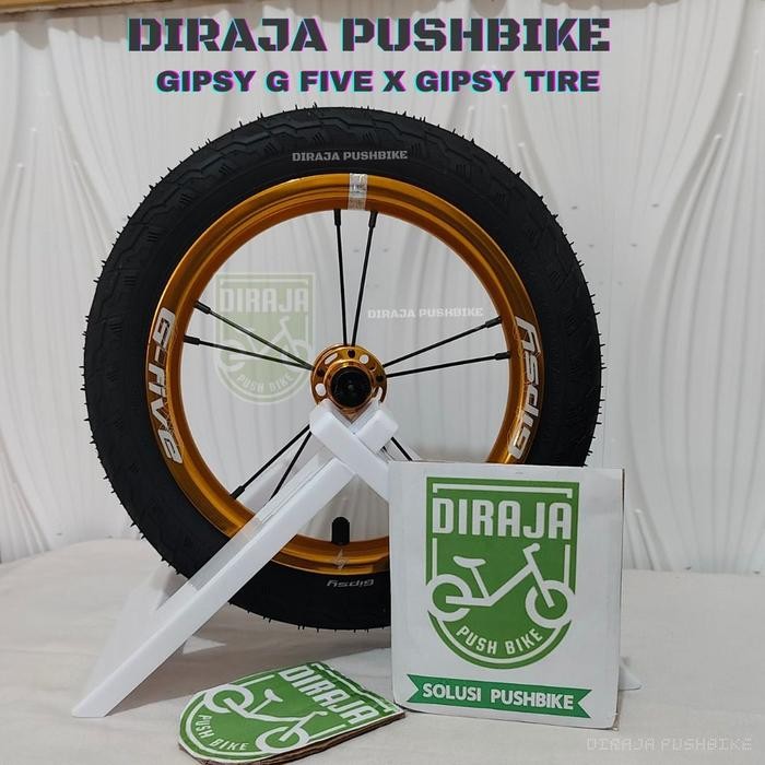 Wheelset Gipsy G Five Pushbike Balance Bike 12 Inch Ban Dalam Ban Luar G Pro Gipsy