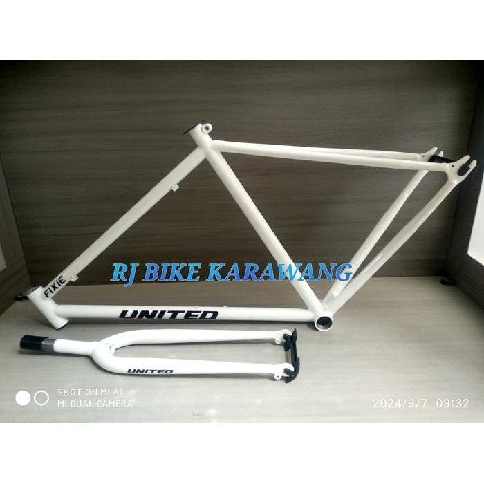 Frame United Sepeda Fixie + Fork