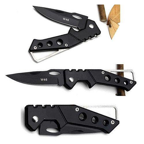 

Pisau Saku Kecil Mini Lipat Pocket EDC W46 Knife Tactical Survival Kit Outdoor Pramuka Hiking