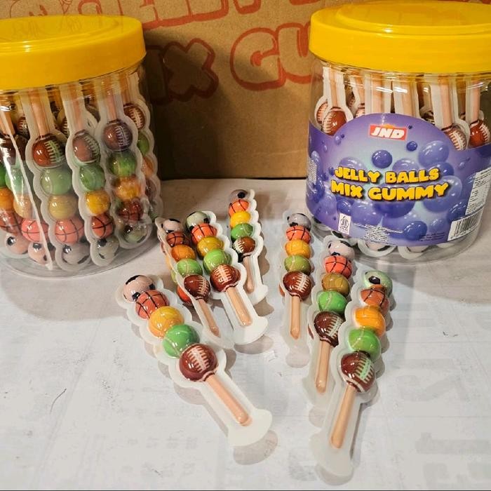 

Lunak Mini Viral Bentuk Sate Isi 30 - Candy Food Cemilan Snack Makanan permen rasa aneh gummy