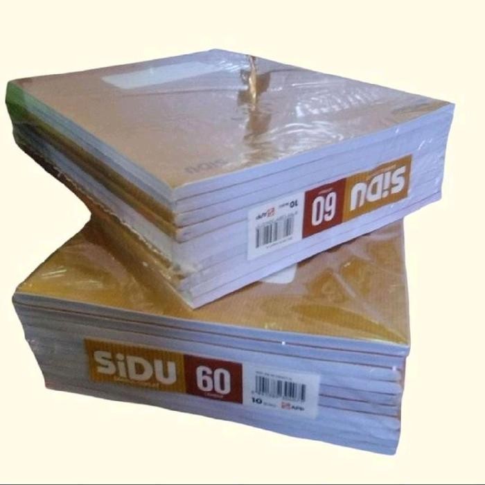 

(PAK) Buku Tulis SIDU 60 Lembar Sampul Coklat isi 10