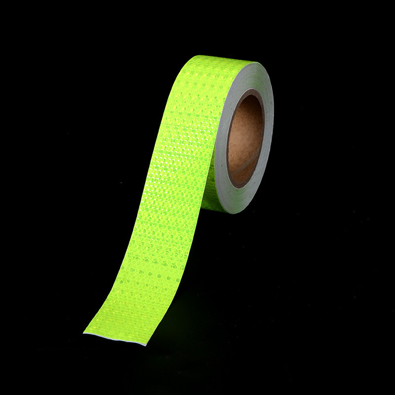 

Collision Avoidance Fluorescent Green Visibility Reflective Warning Tape Safety Protective Stickers