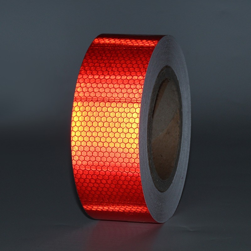 

2 Inch PVC Safety Warning Mark Reflective Tape Reflective Stickers Car-Styling Self Adhesive Warning