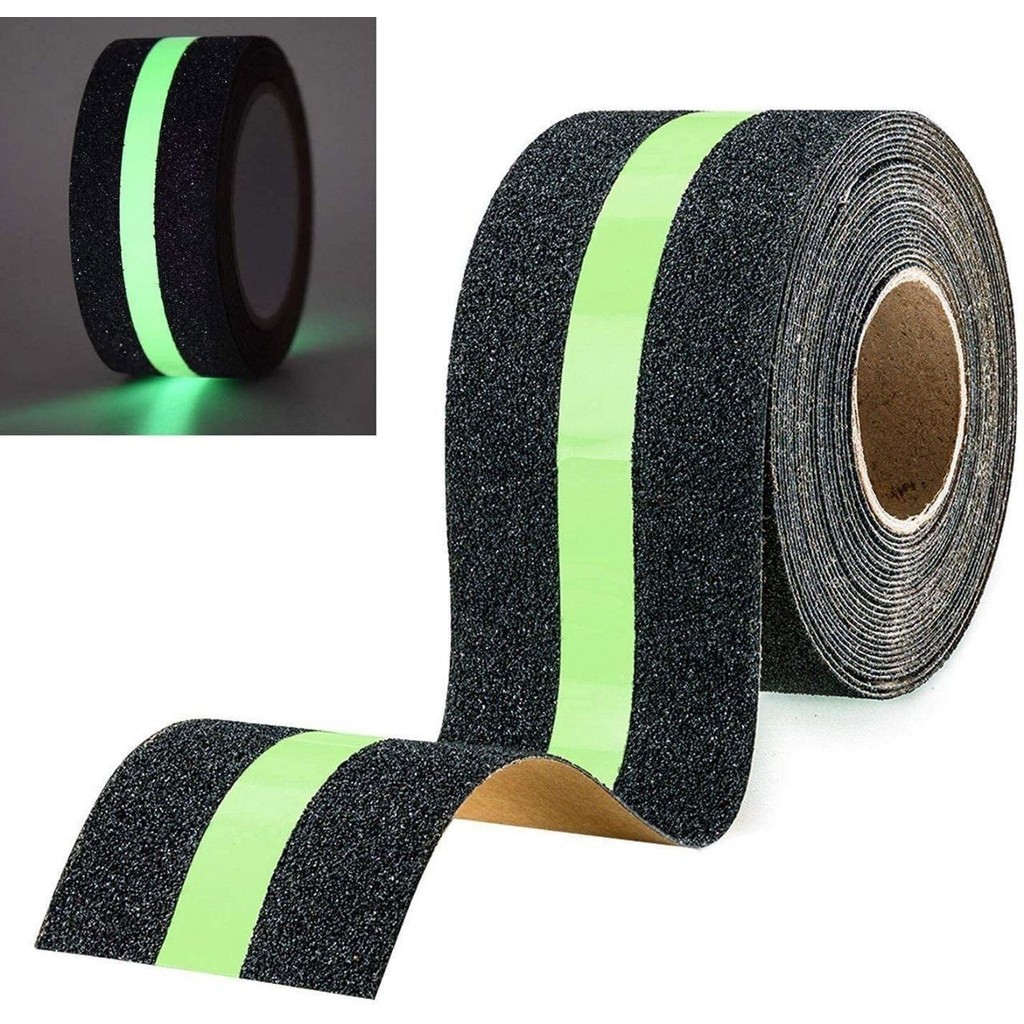 

5cm*5m Anti Slip Luminous Tape Adhesive Warning Tape Glow in Dark Stair Bathroom Reflective Tape