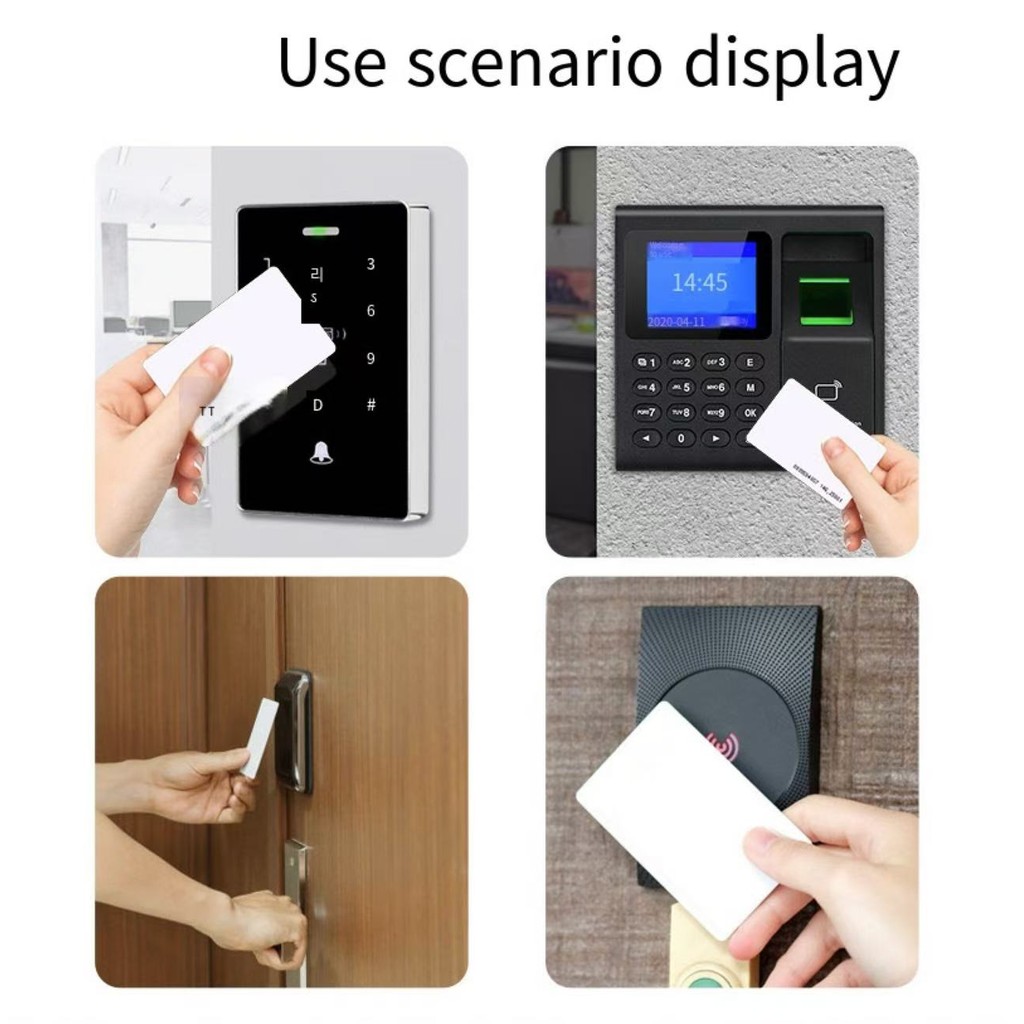 Blank card RFID chip cards can be copied and rewritten to write copiesAccess control card