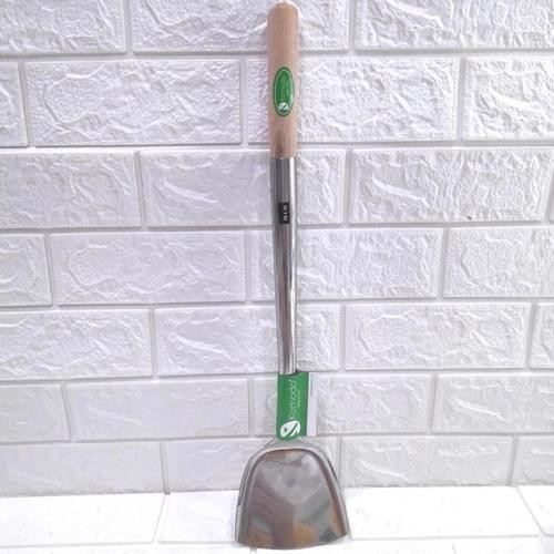 KOMODO Sodet Jumbo Besar Stainless Steel Gagang Kayu 65 CM