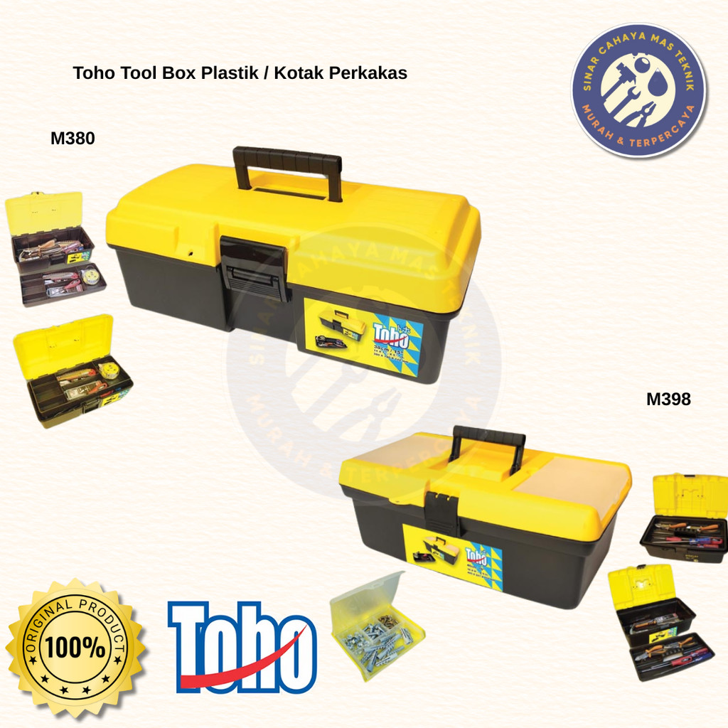 Toho Tool Box Plastik / Kotak Perkakas