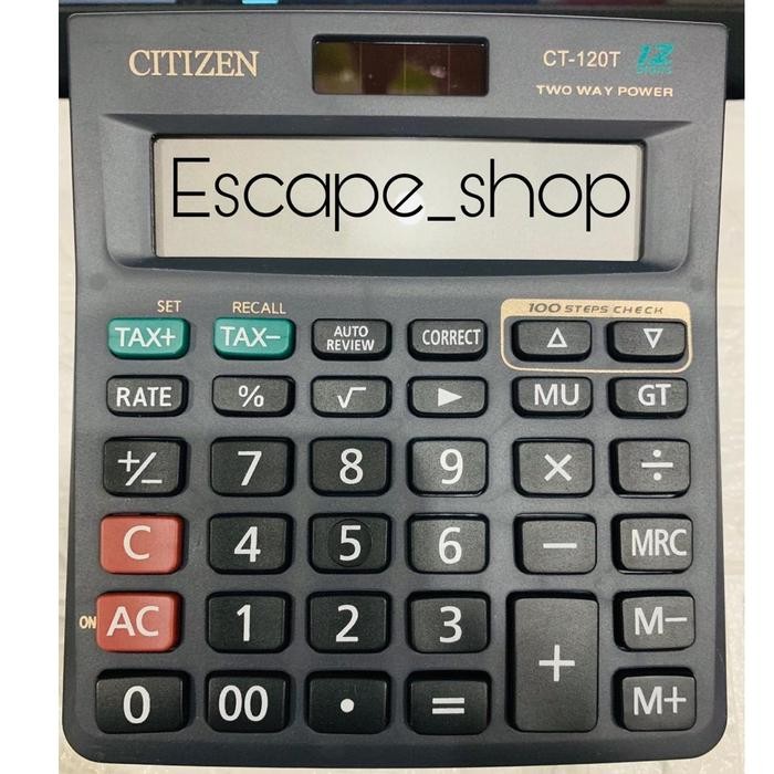 

kalkulator citizen type ct 120 t - calculator citizen 12 digit ct-120t kode 371