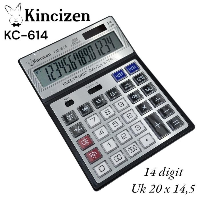

kalkulator ctz ct-614c 14 digit kalkulator besar kode 1108