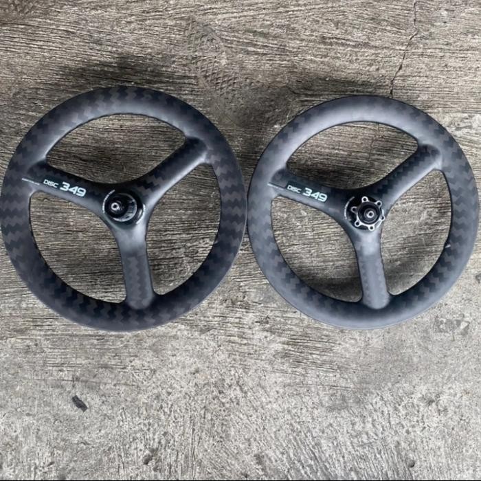 Wheelset Carbon Nautilus 16 349 16+ Discbrake New Murah