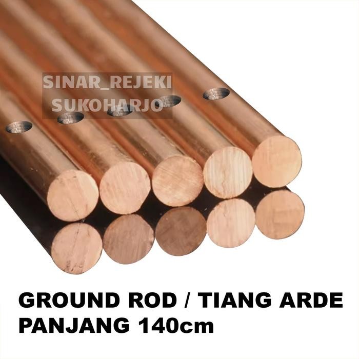 Besi Arde / Tiang Arde / Besi Ground / Ground Rood / Ground Rod - 10mm / 12 mm *