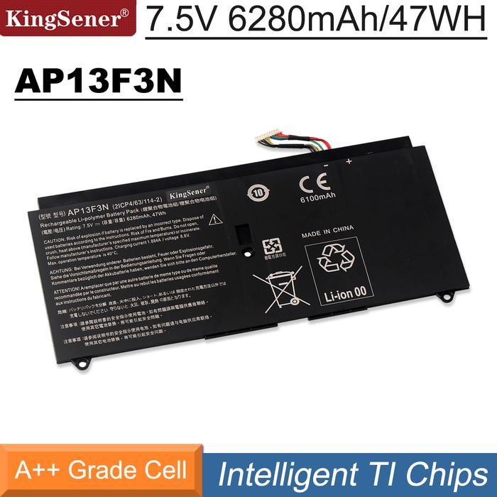 KingSener AP13F3N 2ICP4/63/114-2 Laptop Battery For Aspire S7-392 S7-392-9890 S7-391-6822 Ultrabook 