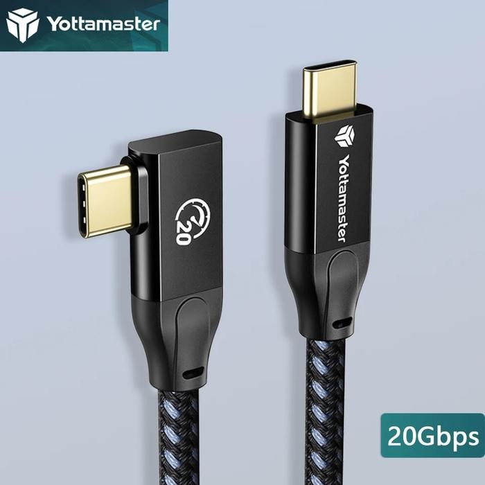 Yottamaster USB C Male to Male Type C Cable PD 100W Fast Charging