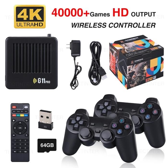 G11 Pro Game Box 4K HD TV Game Stick Video Game Console 128G Built in