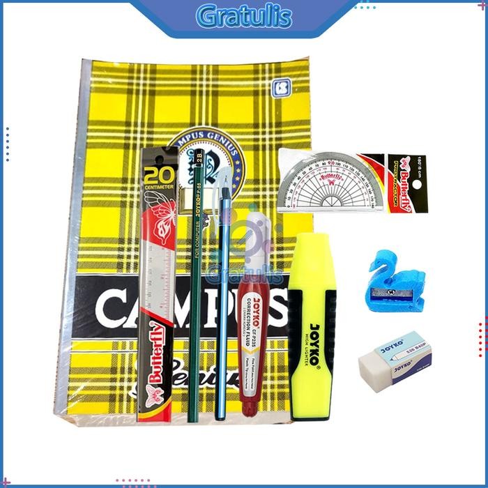 

ORIGINAL PERLENGKAPAN ALAT TULIS SEKOLAH + BUKU PANJANG [SMP / SMA / SMK]/ BUKU B5 KAMPUS BOXY 42