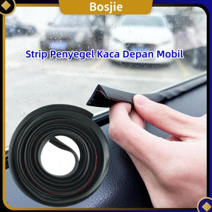 Bosjie4 Meter Karet Kaca Pintu Mobil Karet Peredam Suara Getar Kaca Mobil Pintu Mobil Weather Strip