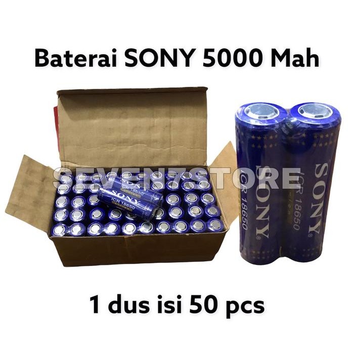 Baterai SONY 18650 5000 MAH 3.7V