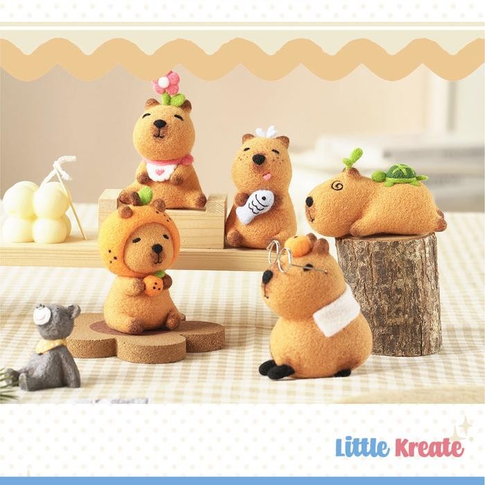 

Needle Felt Doll #06 - Little Kreate DIY Needle Felting Set - Wool Felt Handmade Craft Kit - Paket