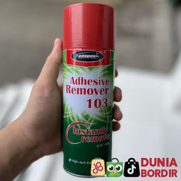 

Sprayidea Adhesive Remover 103 Pengangkat Noda Bekas Lem Perekat Stiker Double Tape Cocok untuk