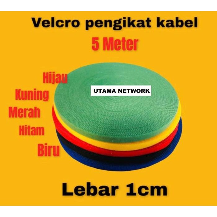

Velkro 1 cm panjanh 5 meter hitam
