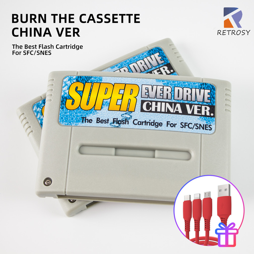 Everdrive SNES 1000 in 1 Cartridge Rev Game Cartridge for Nintendo
