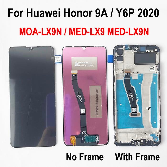 For Huawei Honor 9A LCD Display+Touch Screen Replacement For Huawei Honor 9 A Y6P 2020 LCD Screen ME