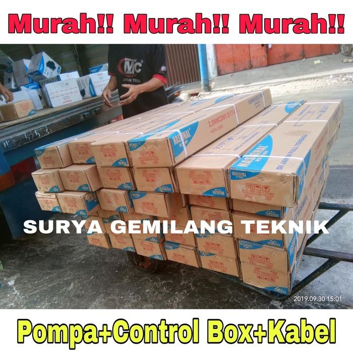 Mantab Pompa Air Satelit Nasional Mcpump Pompa Sumbersible 200Watt Lengkap