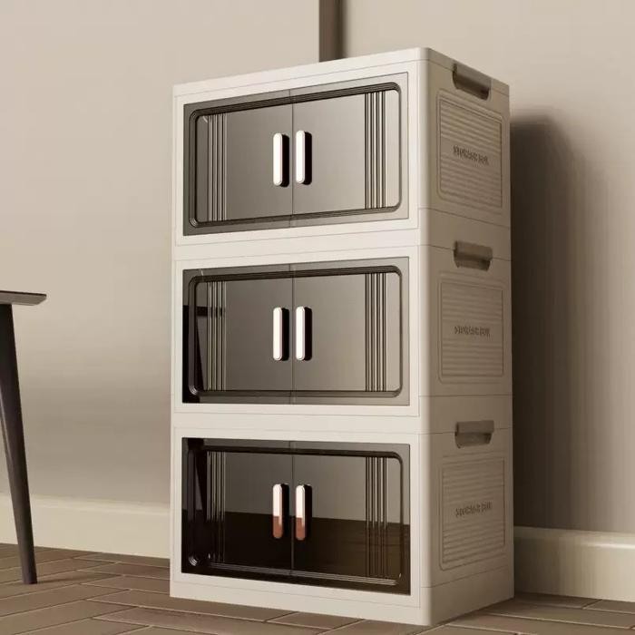 HANGYAN Lemari Plastik Lipat Lemari Plastik Premium Lemari Plastik Lemari Lipat