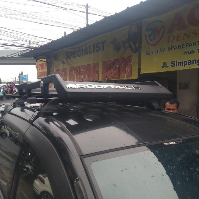 Ready Roof Rack Bagasi Atas Mobil Isuzu Panther+Cross Bar Merek Rhinorack Best Quality