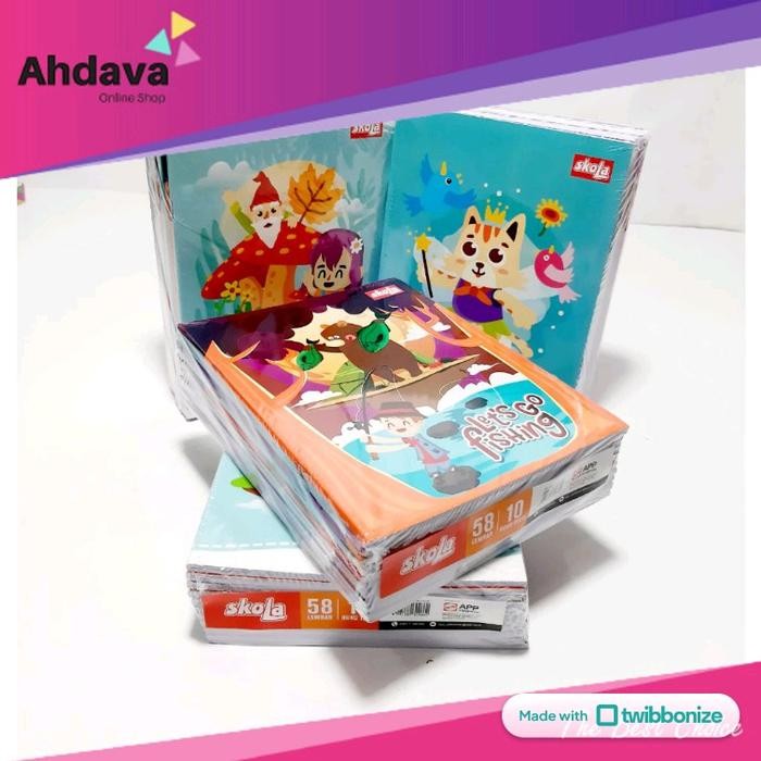 

Buku Tulis Skola Isi 58 Lembar 1 Pack Isi 10 Buku