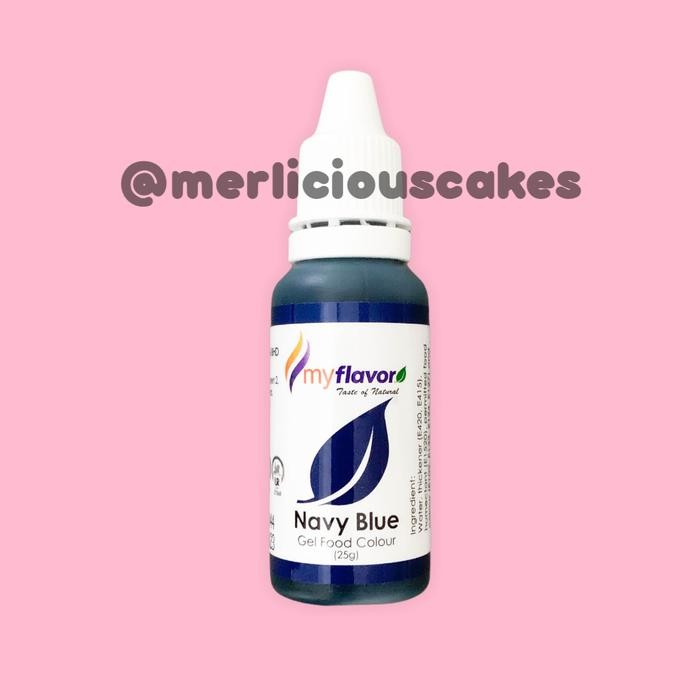 

Navy Blue Gel My Flavor Food Color Food Colour Pewarna Makanan
