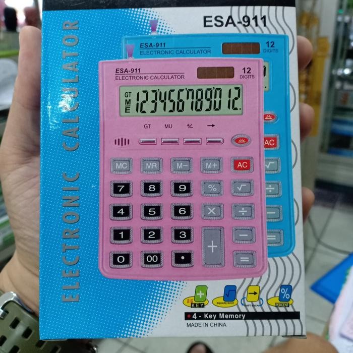 

CALCULATOR LED KALKULATOR ESA - 911 12 DIGITS