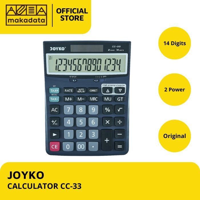 

CALCULATOR / KALKULATOR JOYKO CC-33 (1 PCS) MURAH
