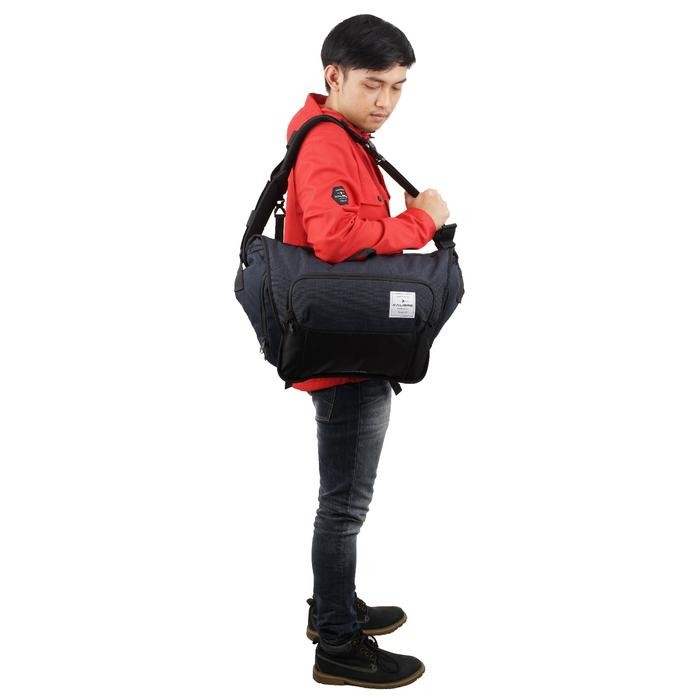 Tas Selempang Pria Kalibre Liberate 03 DarkBlue Black 20L 920610443