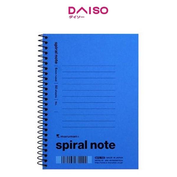

Daiso A6 Size Spiral Note