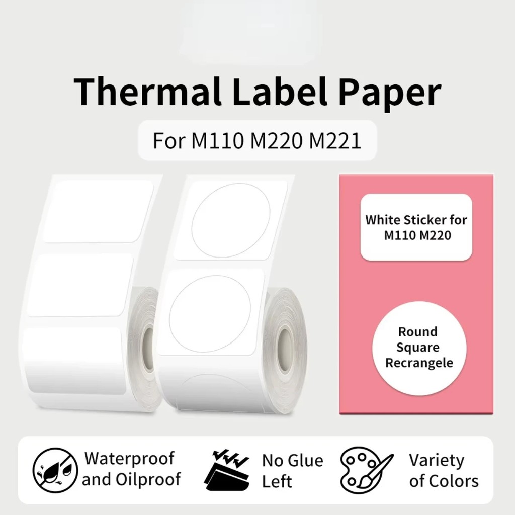 

Thermal paper Label Maker Paper M110 Label for Small Business Multi-Purpose Thermal Sticker for M110