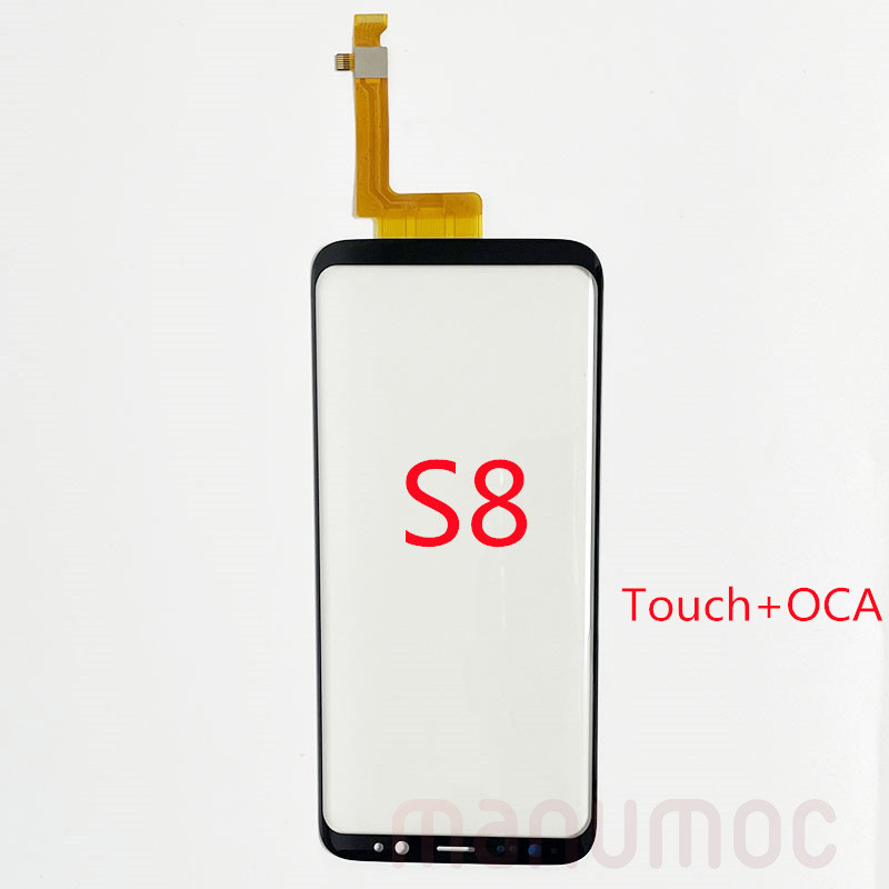 Glass With Touch OCA Digitizer For Samsung Galaxy S8 Phone LCD Screen Repair