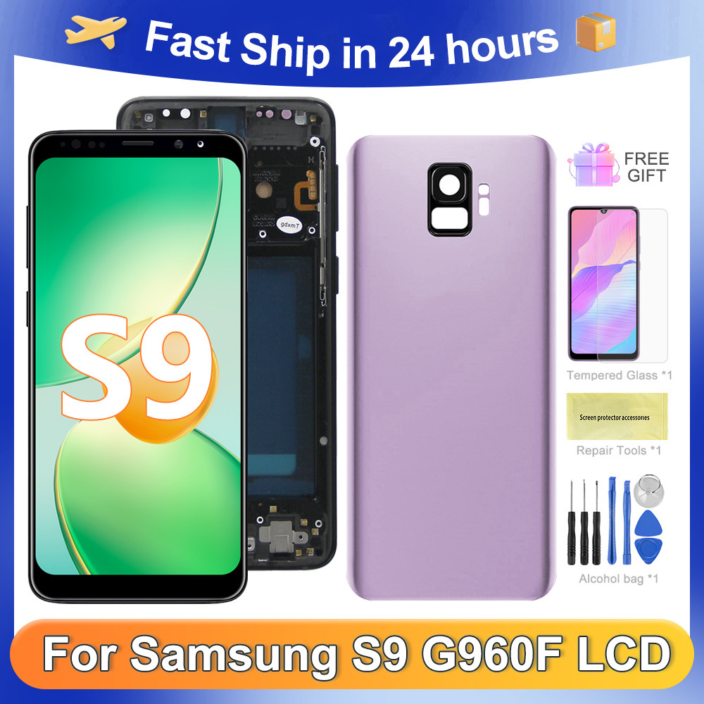 For Samsung S9 Tested For G960F G960 G960U G960W G960N G960X LCD Display Touch Screen Digitizer Asse