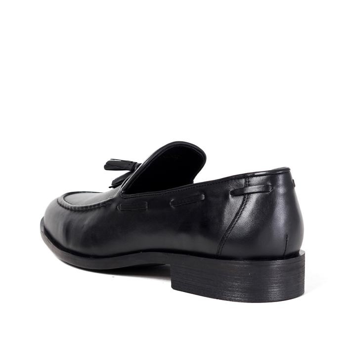 Prabu - Cala 3.0 Crystal Black Sepatu Slip On Pria - Hitam Loafers Flat Shoes