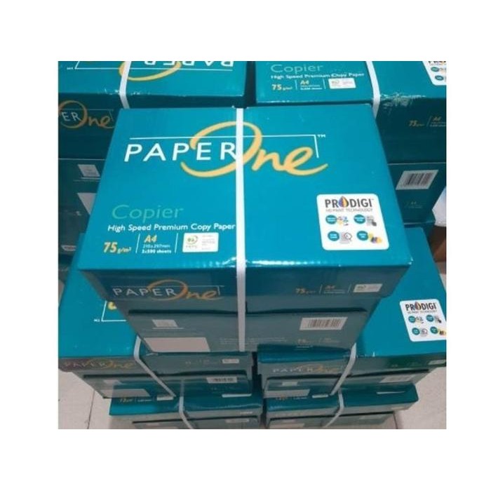 

Kertas Hvs A4 75 Gsm Paperone Dus Khusus Ojol